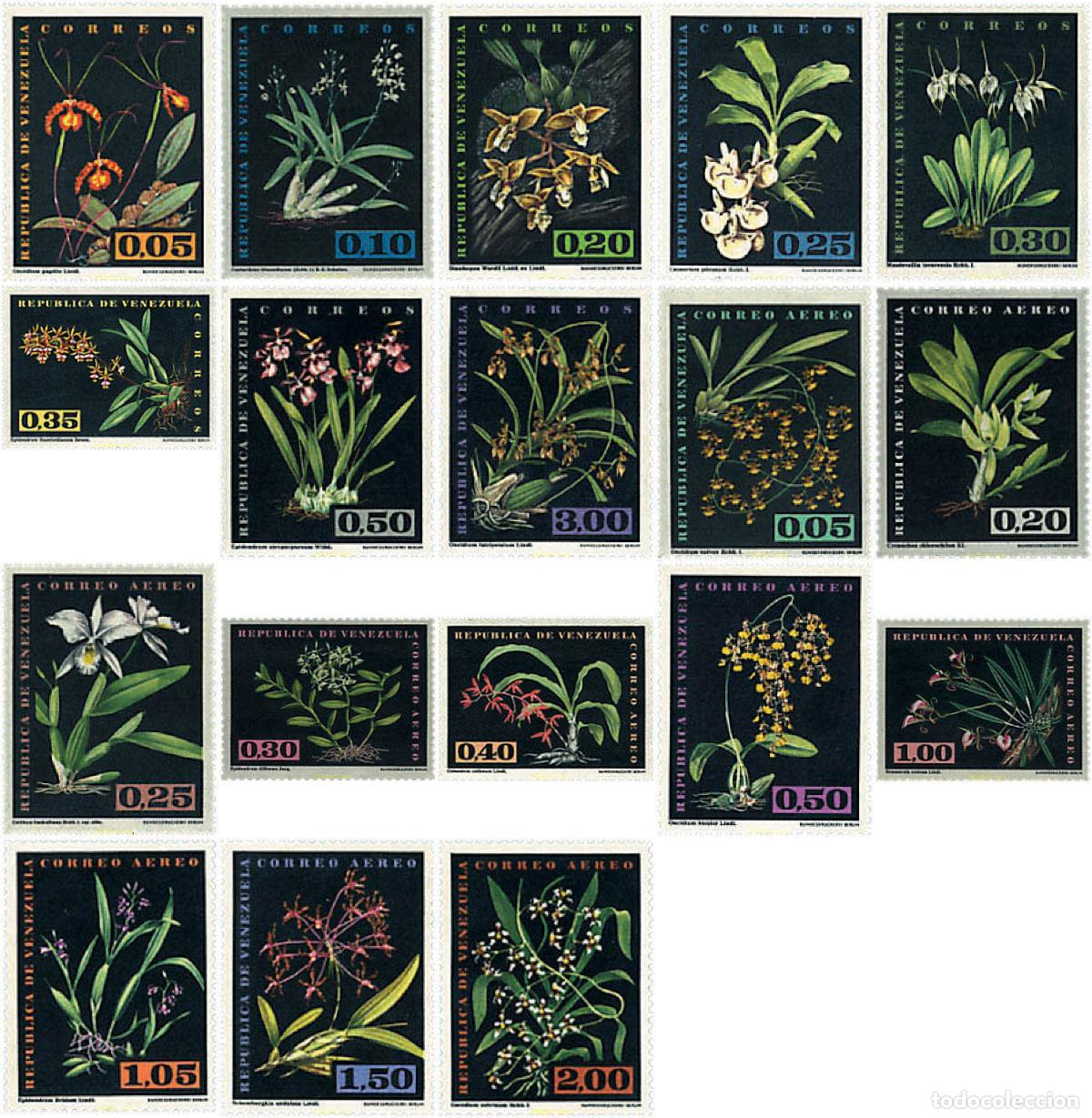 Sellos: 232155 MNH VENEZUELA 1962 ORQUIDEAS