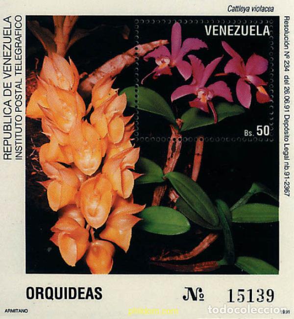 Sellos: 92769 MNH VENEZUELA 1991 ORQUIDEAS