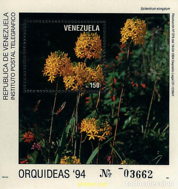Sellos: 92782 MNH VENEZUELA 1994 ORQUIDEAS