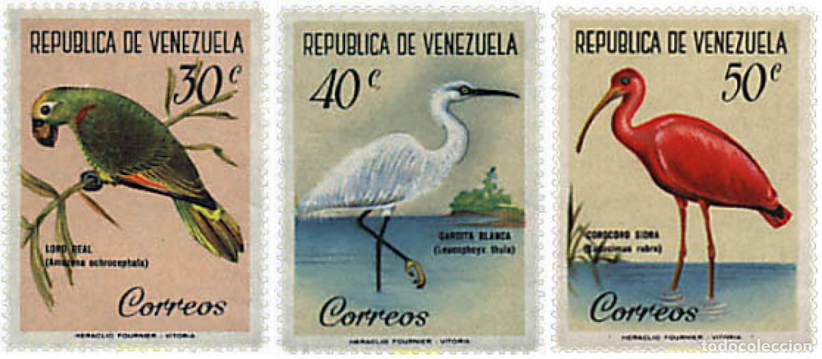 Sellos: 327540 MNH VENEZUELA 1961 AVES