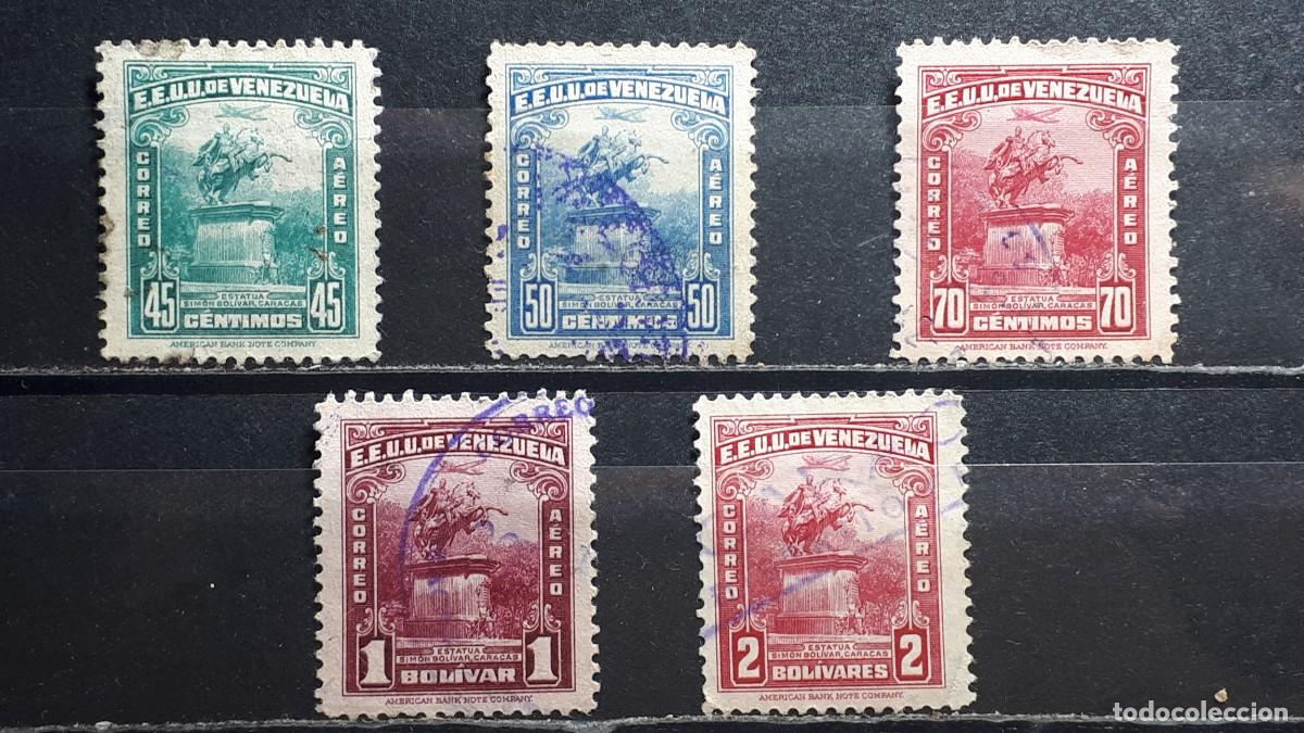 Sellos: VENEZUELA. A&Ntilde;O 1940. &deg;. YVERT A&eacute;reo 138/57. Falta 146/8, 151, 154