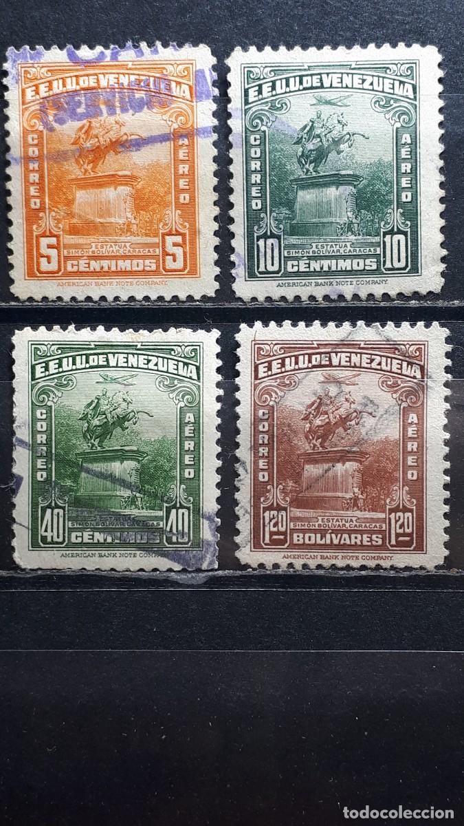 Sellos: VENEZUELA. A&Ntilde;O 1947-9. &deg;. Yvert A&eacute;reo 229/30, 236, 243