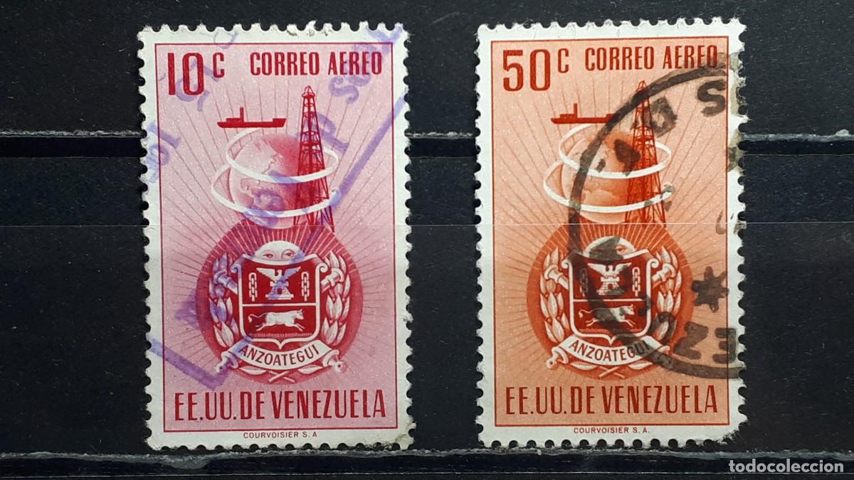 Sellos: VENEZUELA. A&Ntilde;O 1951. &deg;. Yvert A&eacute;reo, 329, 333