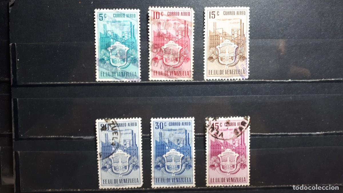 Sellos: VENEZUELA. A&Ntilde;O 1951. &deg;. Yvert A&eacute;reo, 337, 339/43