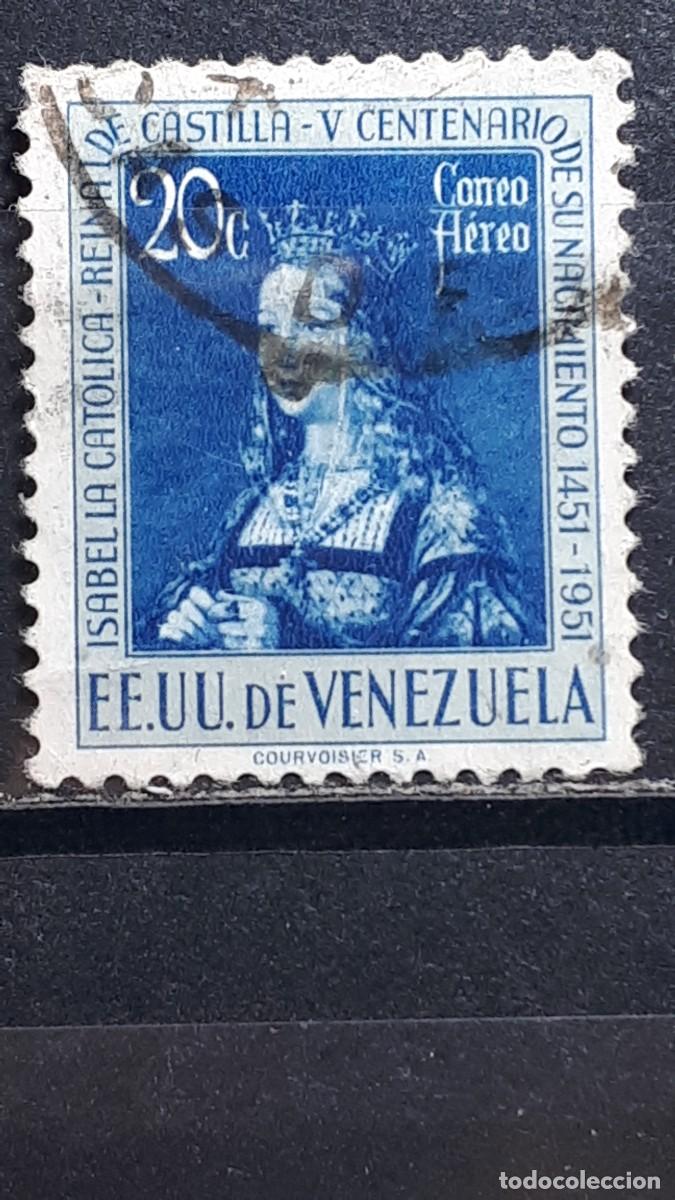 Sellos: VENEZUELA. A&Ntilde;O 1951. &deg;. Yvert A&eacute;reo, 360