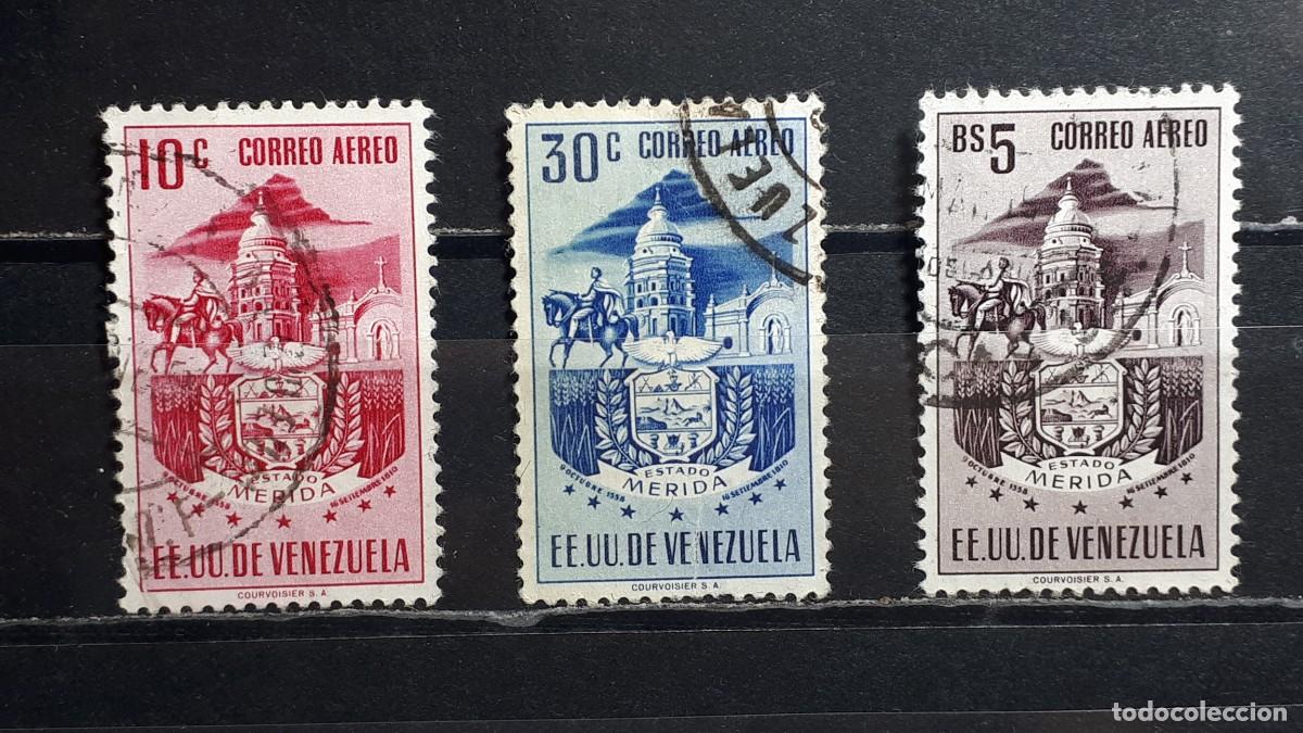 Francobolli: VENEZUELA. A&Ntilde;O 1953. &deg;. Yvert A&eacute;reo, 466, 468, 472