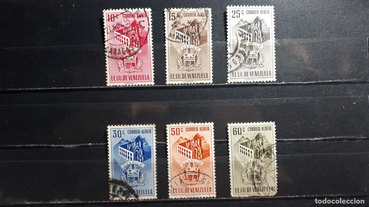 Sellos: VENEZUELA. A&Ntilde;O 1953. &deg;. Yvert A&eacute;reo, 475/80