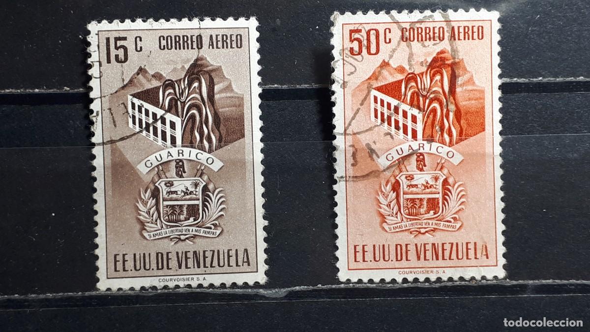 Sellos: VENEZUELA. A&Ntilde;O 1953. &deg;. Yvert A&eacute;reo, 476, 479