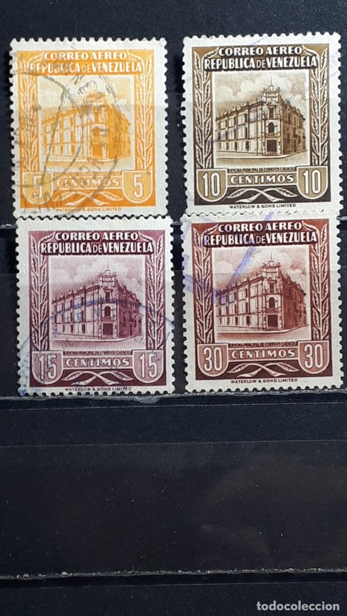 Sellos: VENEZUELA. A&Ntilde;O 1955. &deg;. Yvert A&eacute;reo, 566/8, 570