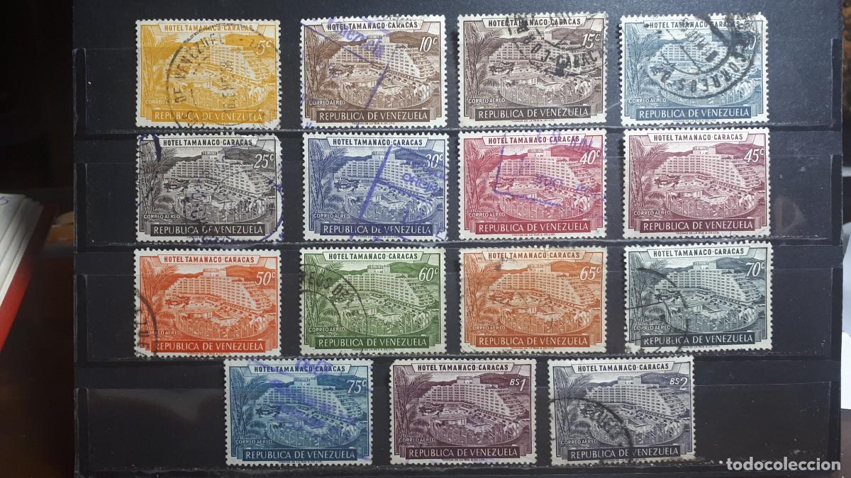 Sellos: VENEZUELA. A&Ntilde;O 1957-8. &deg;. Yvert A&eacute;reo, 620/31.