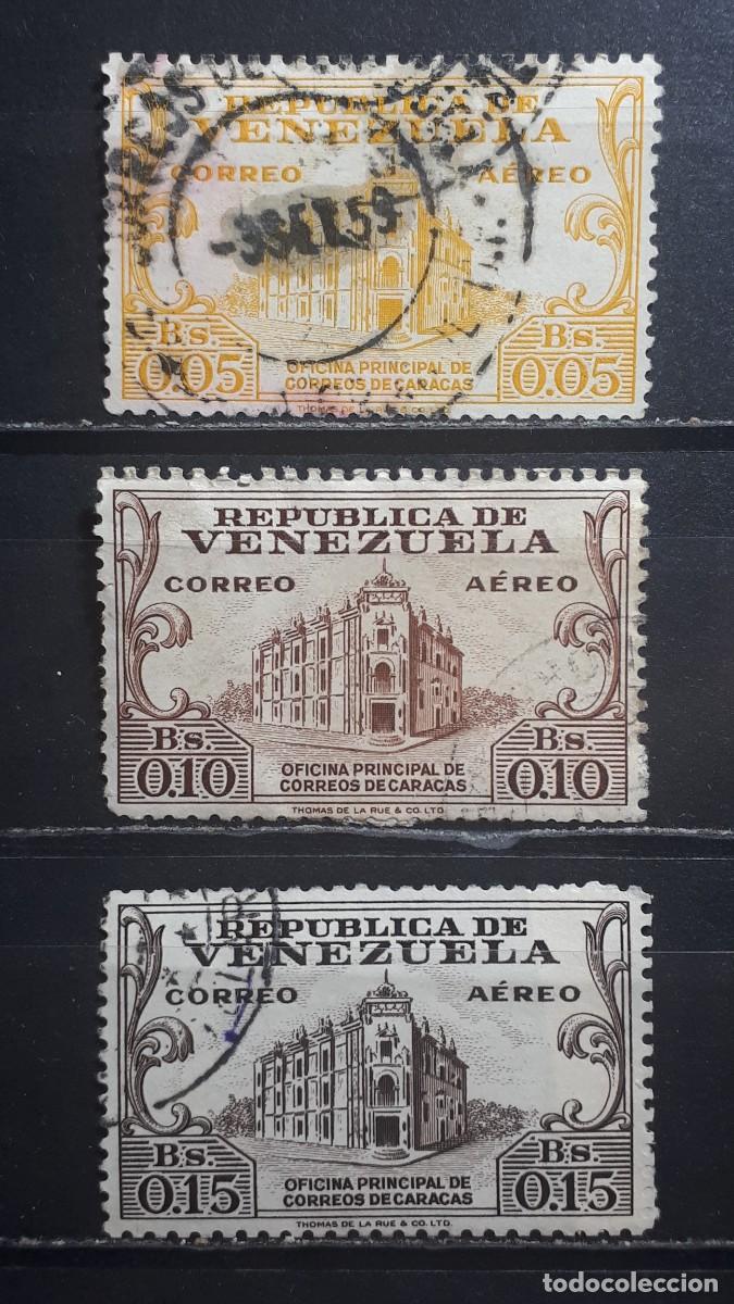 Sellos: VENEZUELA. A&Ntilde;O 1958. &deg;. Yvert A&eacute;reo, 661/3
