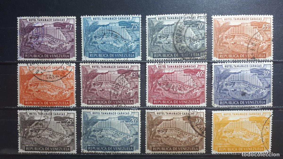 Sellos: VENEZUELA. A&Ntilde;O 1957. &deg;. Yvert A&eacute;reo, 620/31. Falta 622, 628, 631
