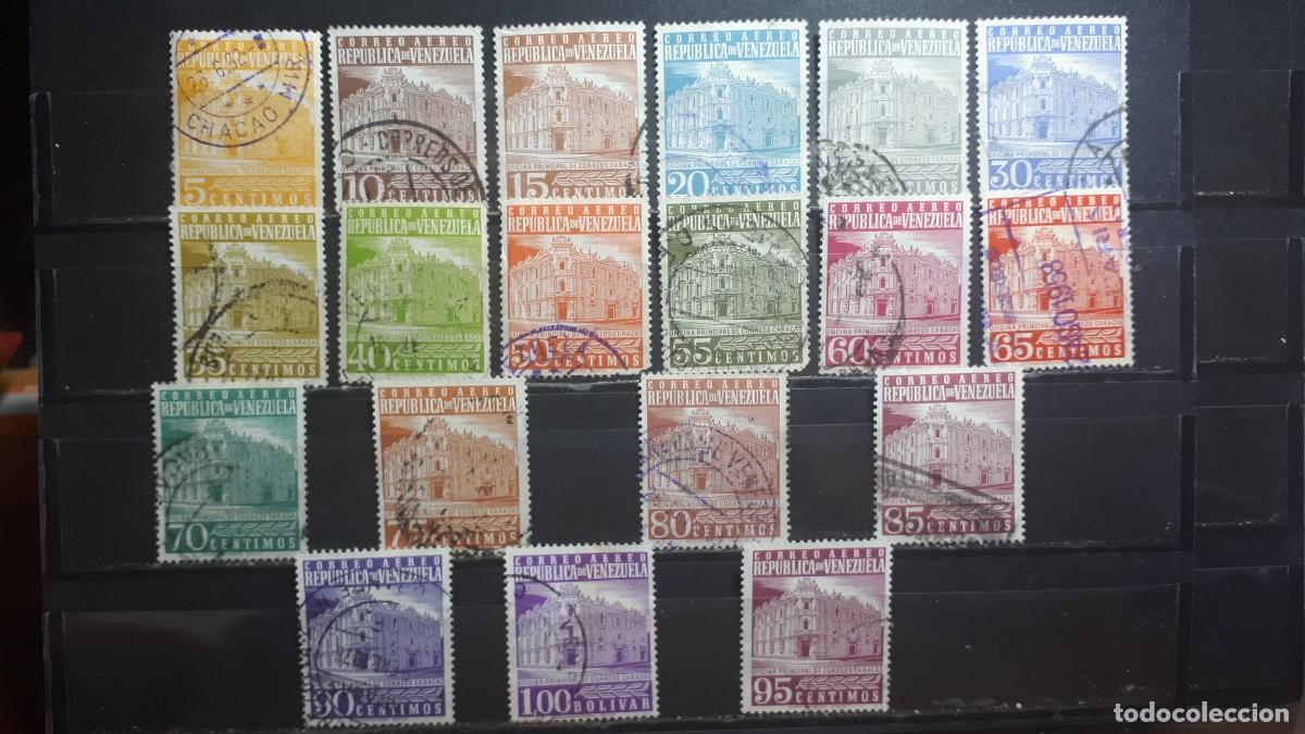 Sellos: VENEZUELA. A&Ntilde;O 1958-9. &deg;. Yvert A&eacute;reo, 632/43, falta 644