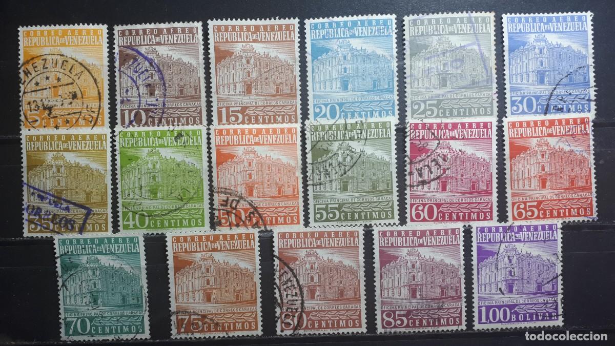 Sellos: VENEZUELA. A&Ntilde;O 1958-9. &deg;. Yvert A&eacute;reo, 632/44, falta 642, 642A, 644