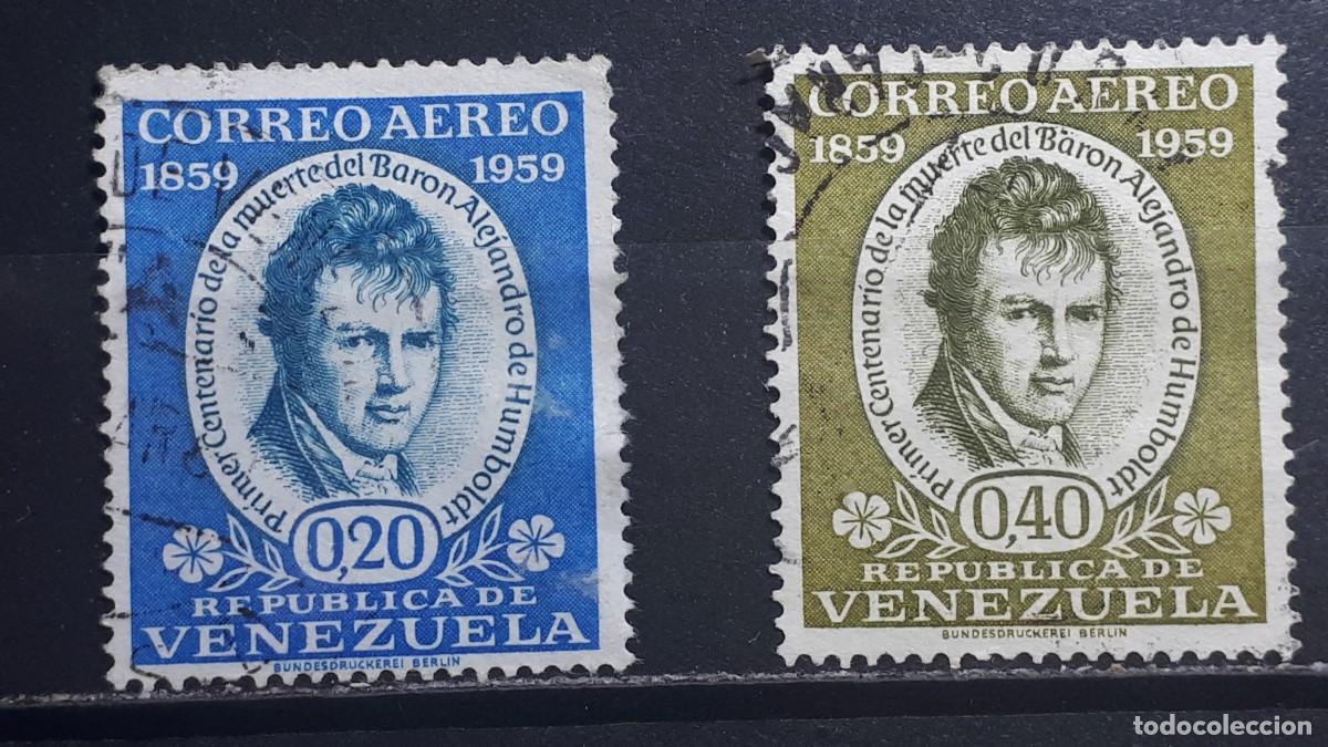 Sellos: VENEZUELA. A&Ntilde;O 1960. &deg;. Yvert A&eacute;reo, 684/5