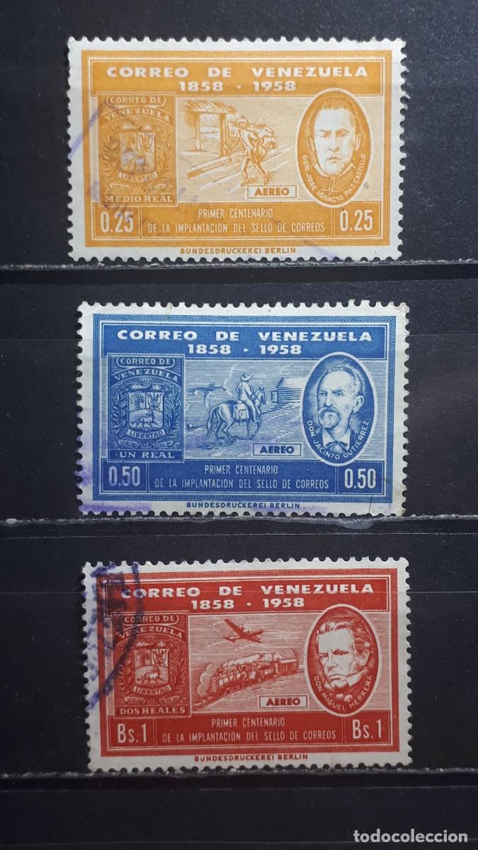 Sellos: VENEZUELA. A&Ntilde;O 1959. &deg;. Yvert A&eacute;reo, 680/2