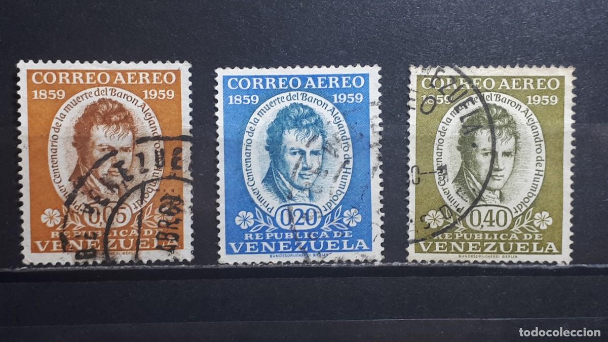 Sellos: VENEZUELA. A&Ntilde;O 1960. &deg;. Yvert A&eacute;reo, 683/5