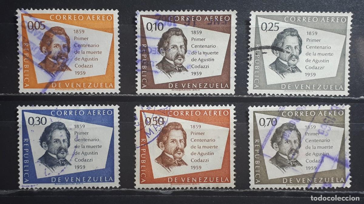Briefmarken: VENEZUELA. A&Ntilde;O 1960. &deg;. Yvert A&eacute;reo, 707/12