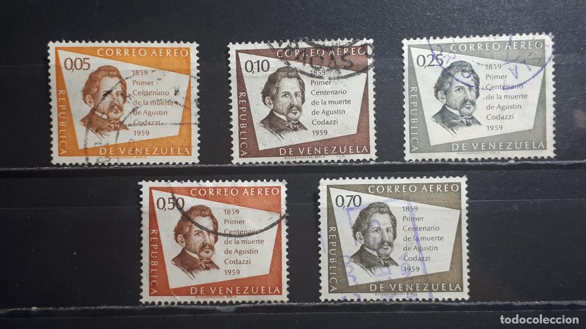 Briefmarken: VENEZUELA. A&Ntilde;O 1960. &deg;. Yvert A&eacute;reo, 707/12, falta 710