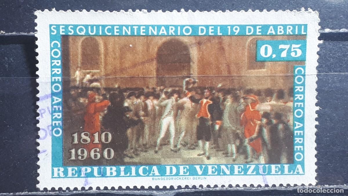 Timbres: VENEZUELA. A&Ntilde;O 1960. &deg;. Yvert A&eacute;reo, 714