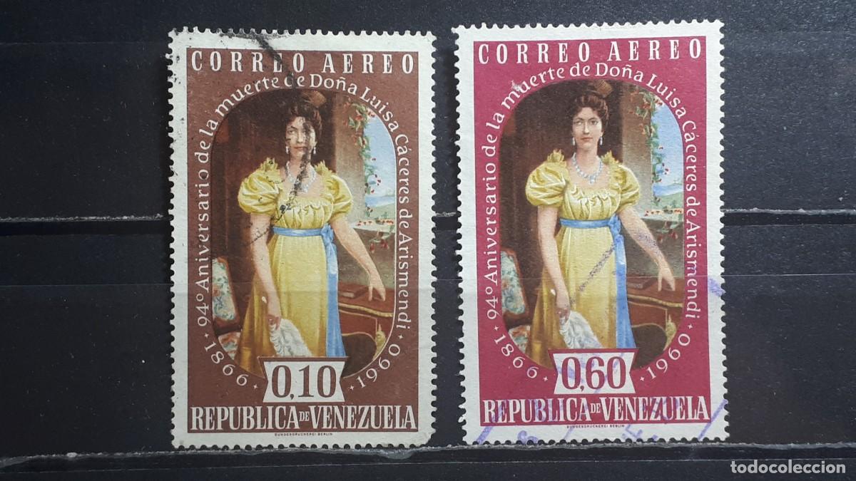 Timbres: VENEZUELA. A&Ntilde;O 1960. &deg;. Yvert A&eacute;reo, 720/1