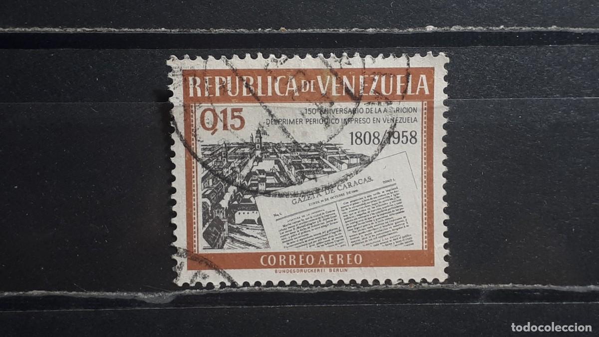 Sellos: VENEZUELA. A&Ntilde;O 1960. &deg;. Yvert A&eacute;reo, 705