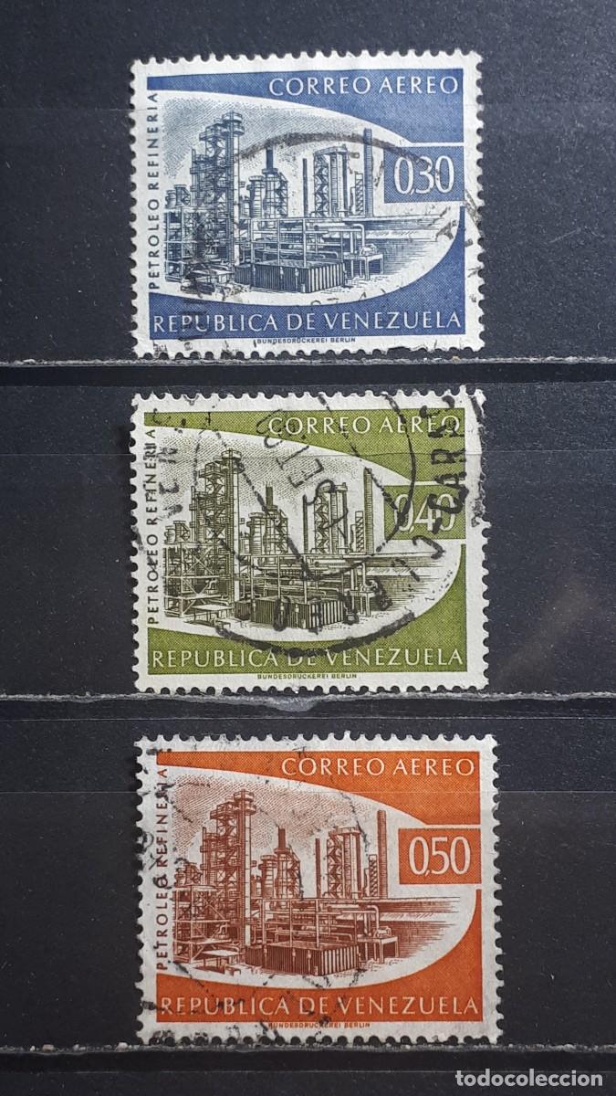 Sellos: VENEZUELA. A&Ntilde;O 1960. &deg;. Yvert A&eacute;reo, 716/8