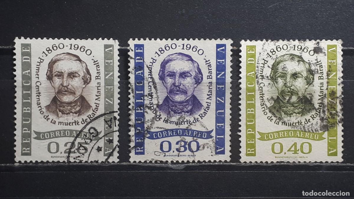 Sellos: VENEZUELA. A&Ntilde;O 1961. &deg;. Yvert A&eacute;reo, 736/8