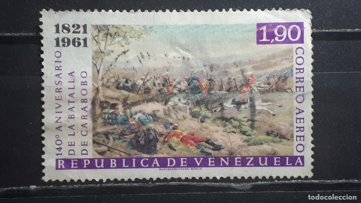 Sellos: VENEZUELA. A&Ntilde;O 1961. &deg;. Yvert A&eacute;reo, 747