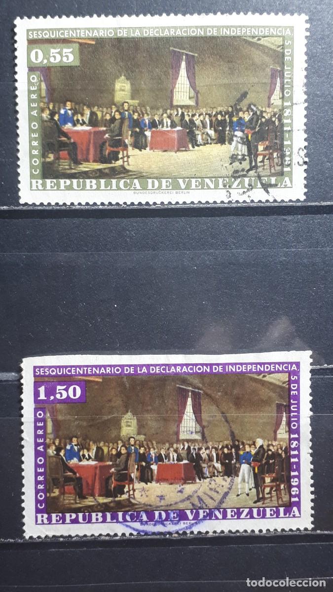 Sellos: VENEZUELA. A&Ntilde;O 1962. &deg;. Yvert A&eacute;reo, 752, 754