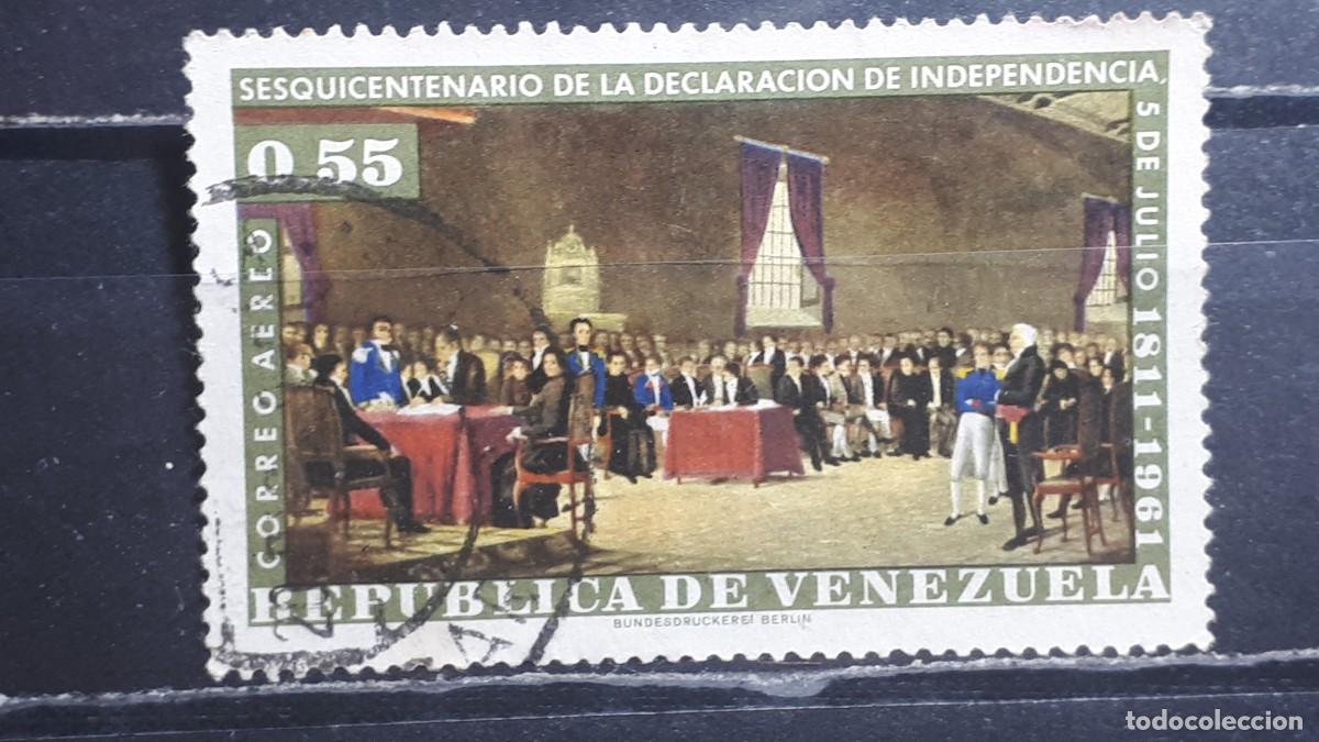 Sellos: VENEZUELA. A&Ntilde;O 1962. &deg;. Yvert A&eacute;reo, 752