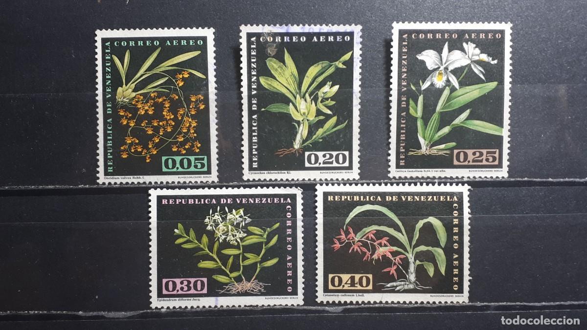 Sellos: VENEZUELA. A&Ntilde;O 1962. &deg;. Yvert A&eacute;reo, 755/9