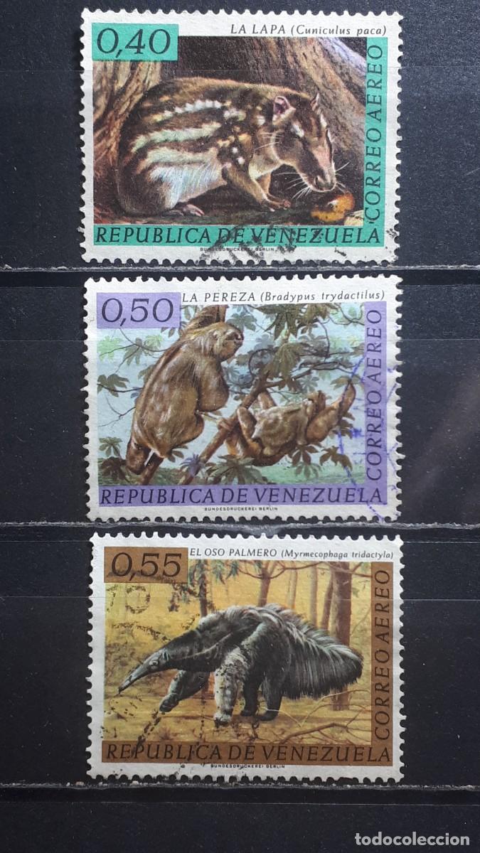 Sellos: VENEZUELA. A&Ntilde;O 1963. &deg;. Yvert A&eacute;reo, 779/81