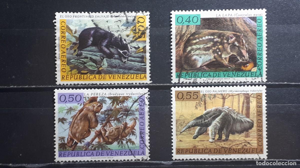 Sellos: VENEZUELA. A&Ntilde;O 1963. &deg;. Yvert A&eacute;reo, 778/81