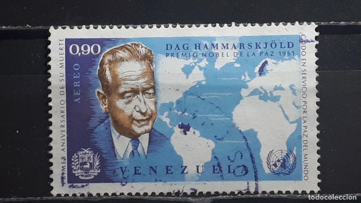 Sellos: VENEZUELA. A&Ntilde;O 1963. &deg;. Yvert A&eacute;reo, 795