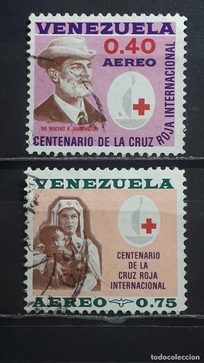 Sellos: VENEZUELA. A&Ntilde;O 1963. &deg;. Yvert A&eacute;reo, 798/9