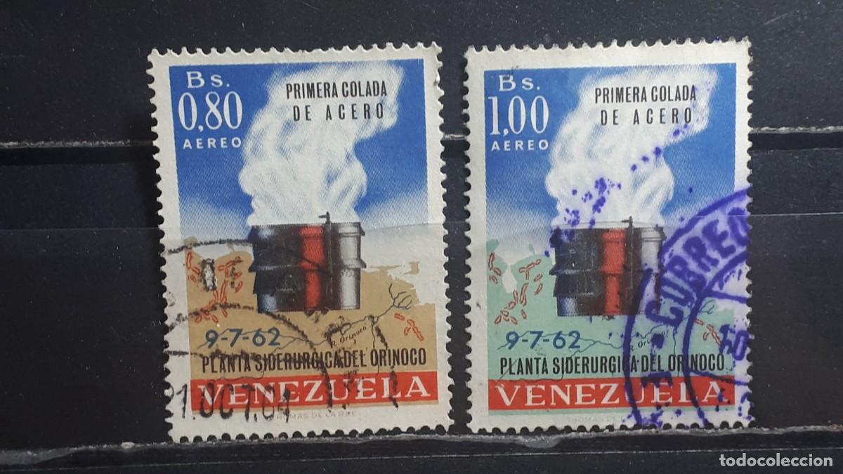 Sellos: VENEZUELA. A&Ntilde;O 1964. &deg;. Yvert A&eacute;reo, 807/8