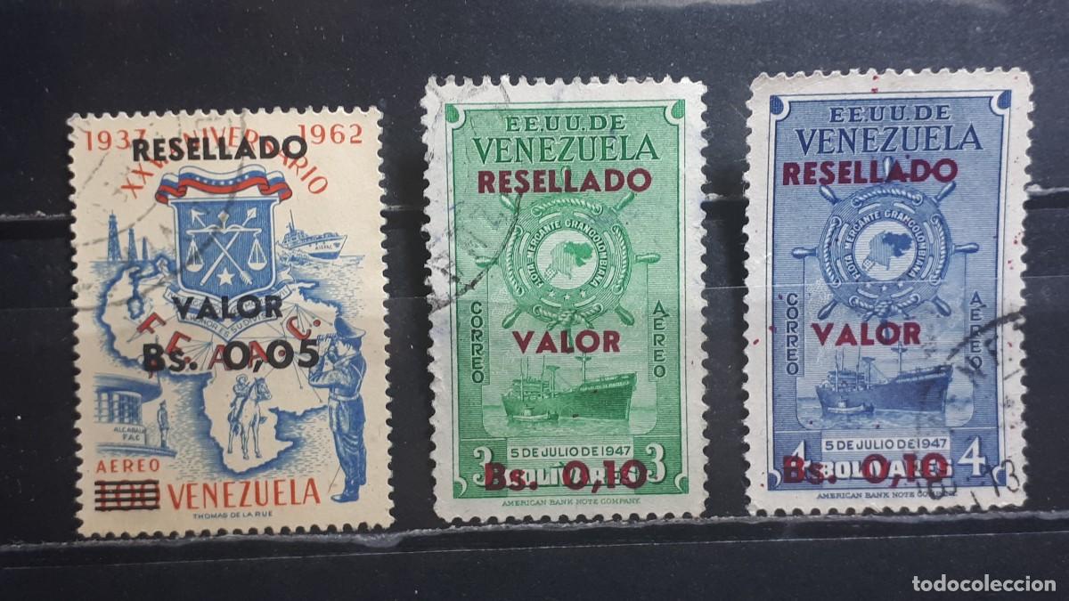 Sellos: VENEZUELA. A&Ntilde;O 1964. &deg;. Yvert A&eacute;reo, 820/2