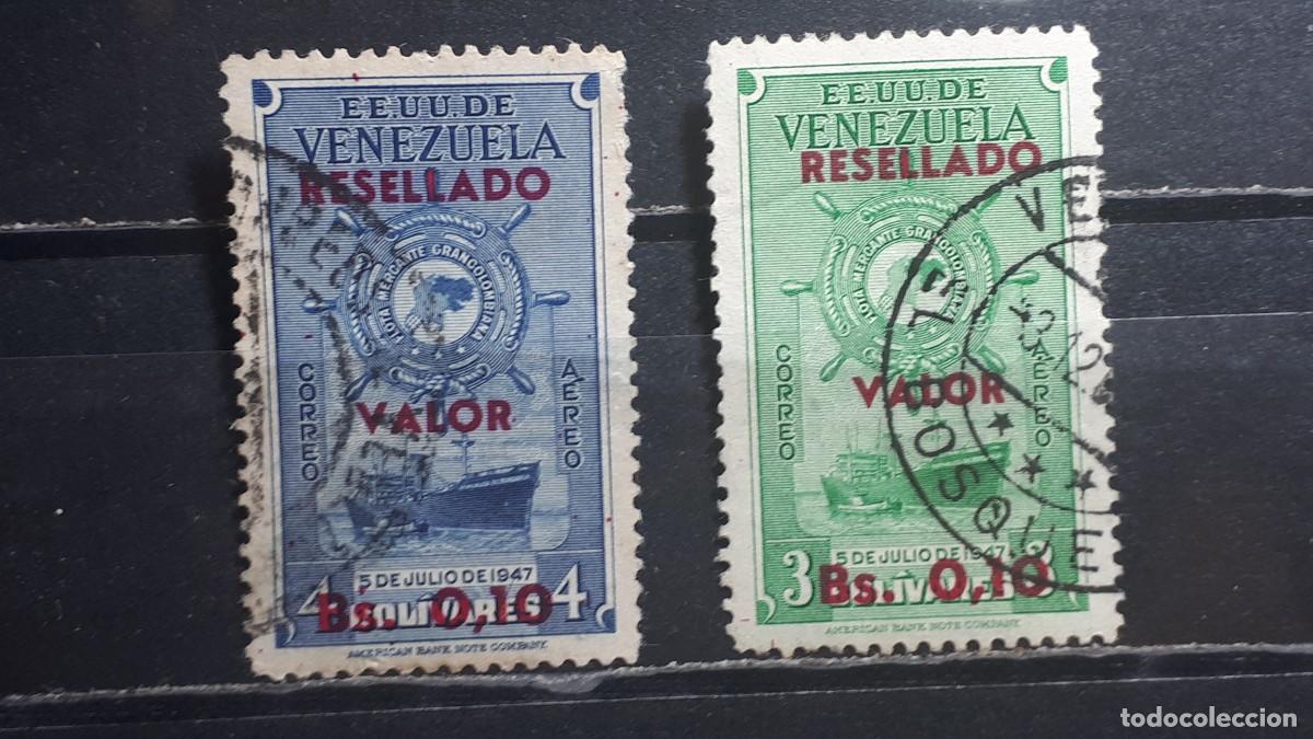 Sellos: VENEZUELA. A&Ntilde;O 1964. &deg;. Yvert A&eacute;reo, 821/2