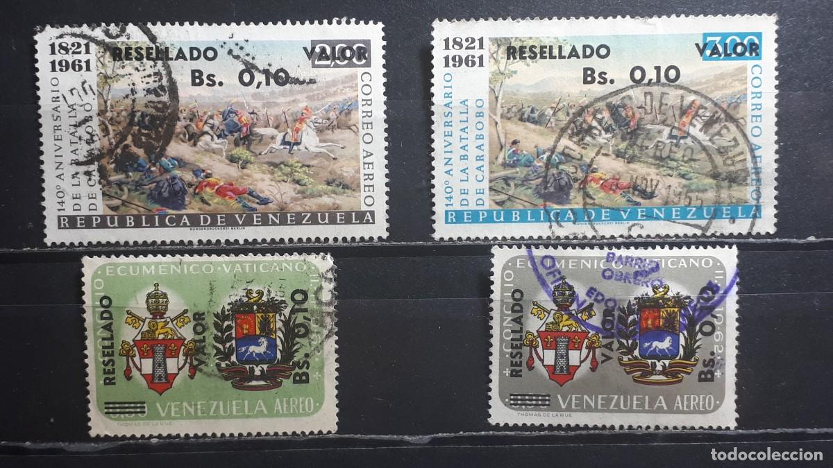 Sellos: VENEZUELA. A&Ntilde;O 1964. &deg;. Yvert A&eacute;reo, 827/30