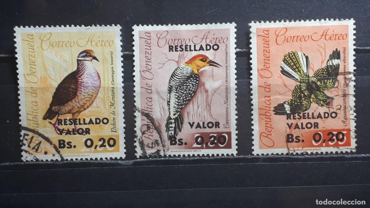 Sellos: VENEZUELA. A&Ntilde;O 1964. &deg;. Yvert A&eacute;reo, 838/40