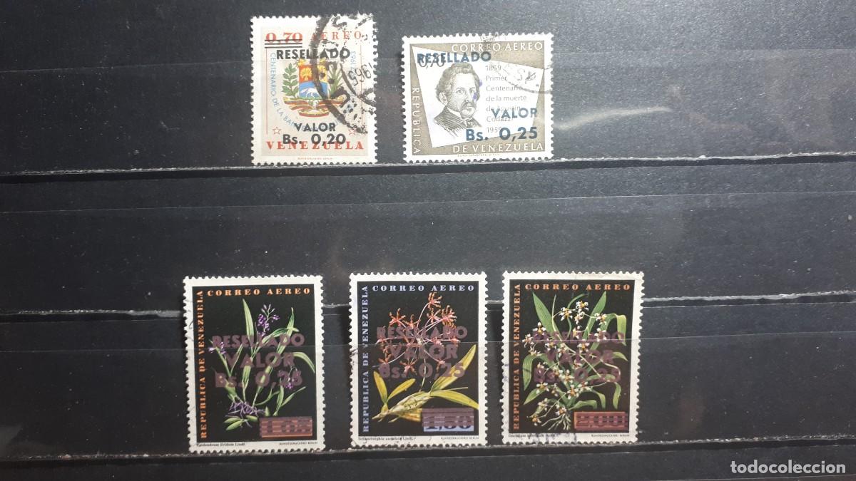 Sellos: VENEZUELA. A&Ntilde;O 1964. &deg;. Yvert A&eacute;reo, 841/5