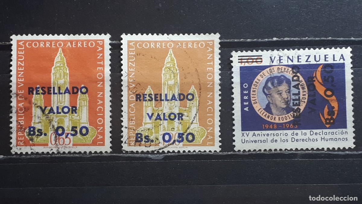 Sellos: VENEZUELA. A&Ntilde;O 1964. &deg;. Yvert A&eacute;reo 852/4