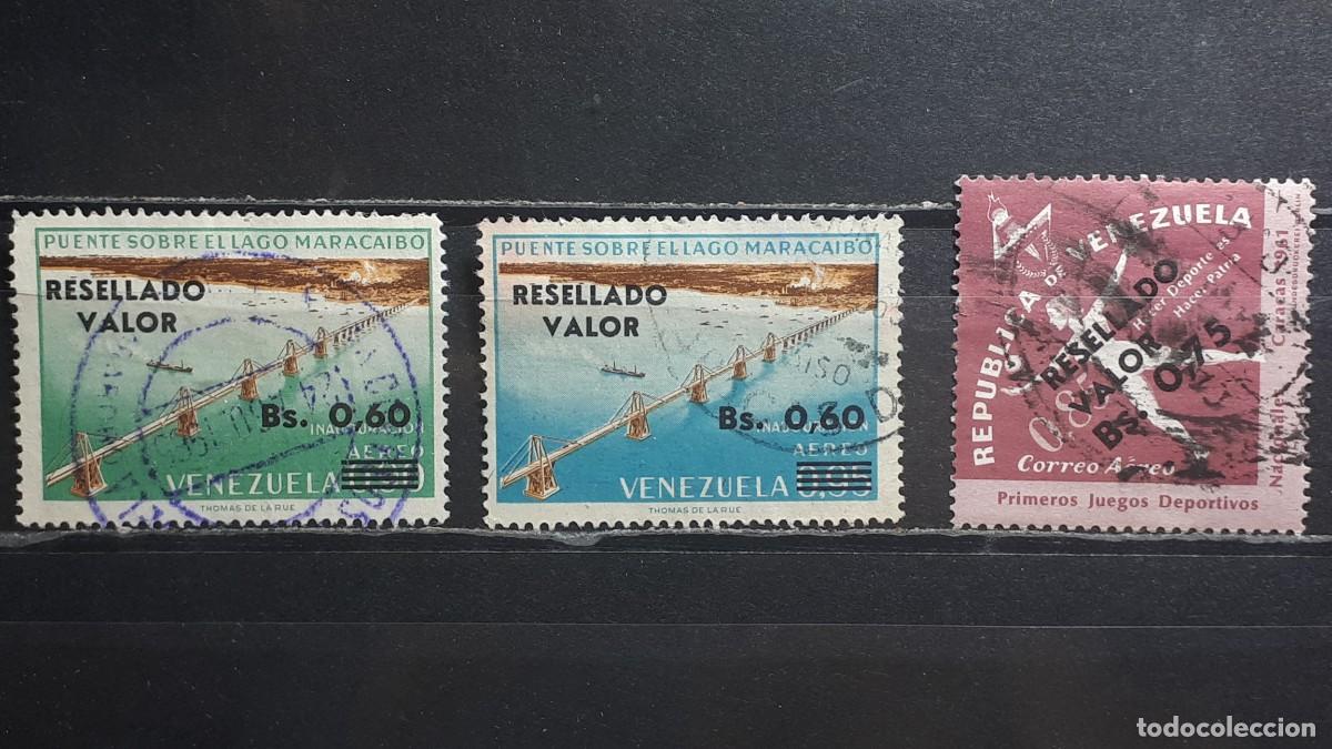 Sellos: VENEZUELA. A&Ntilde;O 1964. &deg;. Yvert A&eacute;reo 855/7