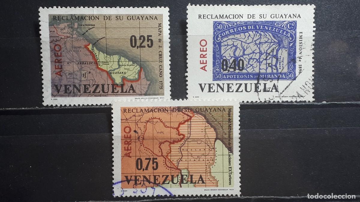 Sellos: VENEZUELA. A&Ntilde;O 1965. &deg;. Yvert A&eacute;reo 863/5