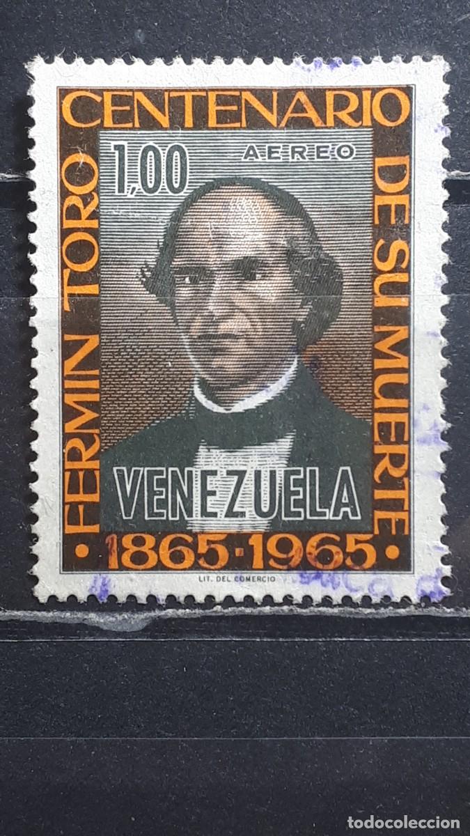 Sellos: VENEZUELA. A&Ntilde;O 1965. &deg;. Yvert A&eacute;reo 871