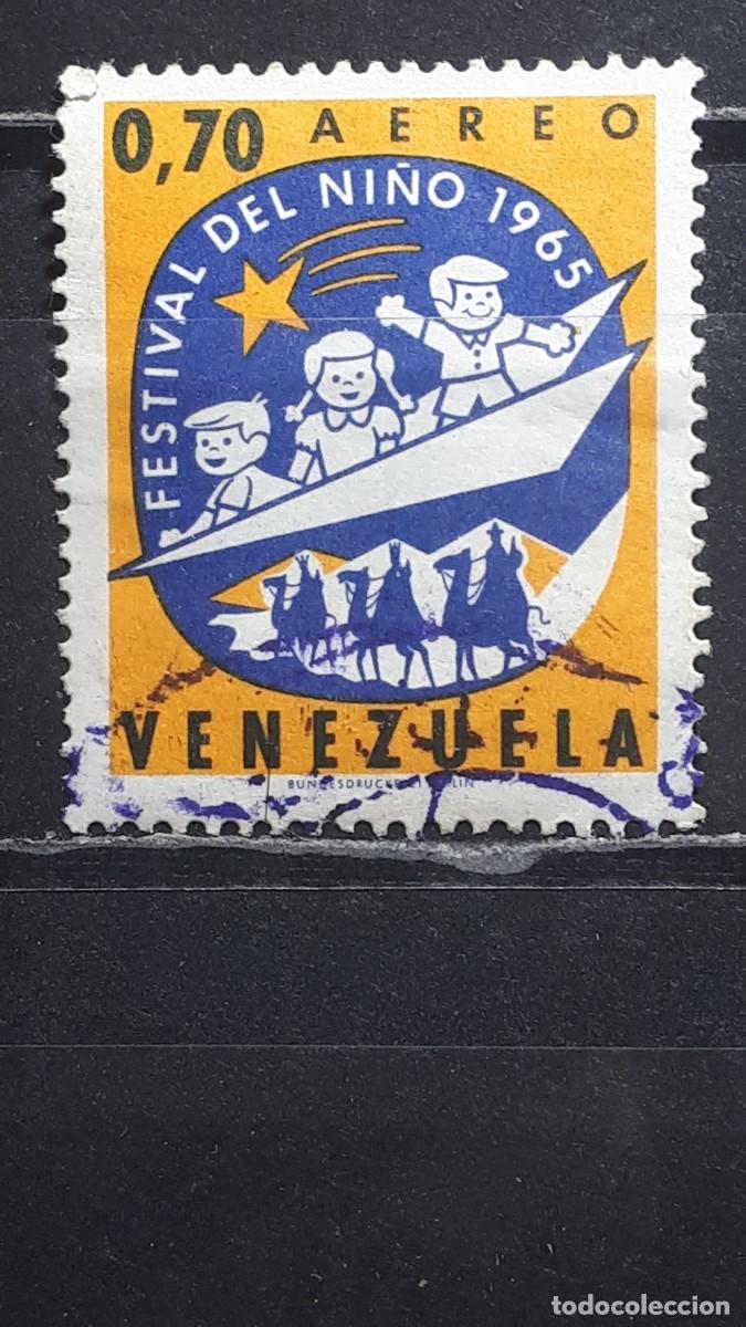 Sellos: VENEZUELA. A&Ntilde;O 1965. &deg;. Yvert A&eacute;reo 872