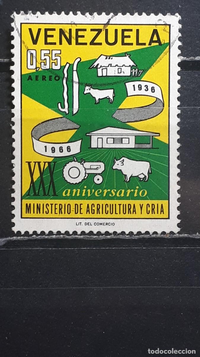 Sellos: VENEZUELA. A&Ntilde;O 1966. &deg;. Yvert A&eacute;reo 876