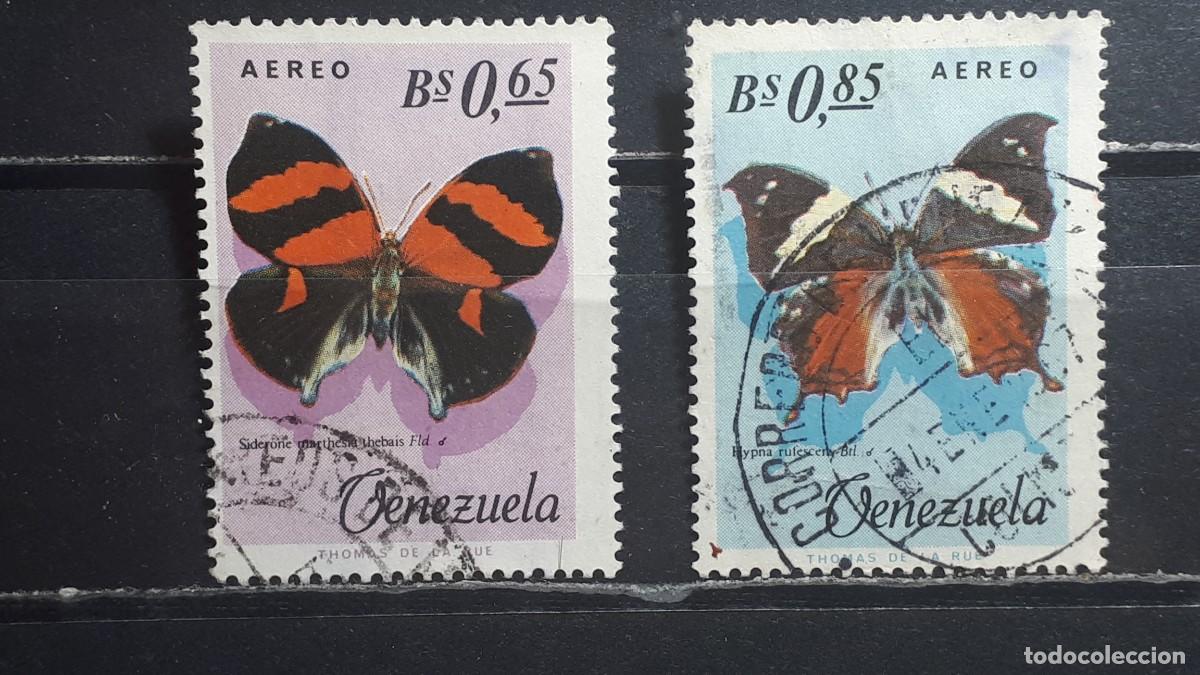 Sellos: VENEZUELA. A&Ntilde;O 1966. &deg;. Yvert A&eacute;reo 873/4