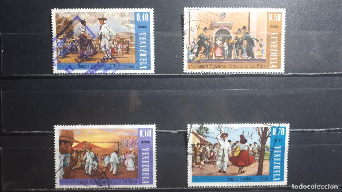 Sellos: VENEZUELA. A&Ntilde;O 1966. &deg;. Yvert A&eacute;reo 879/82